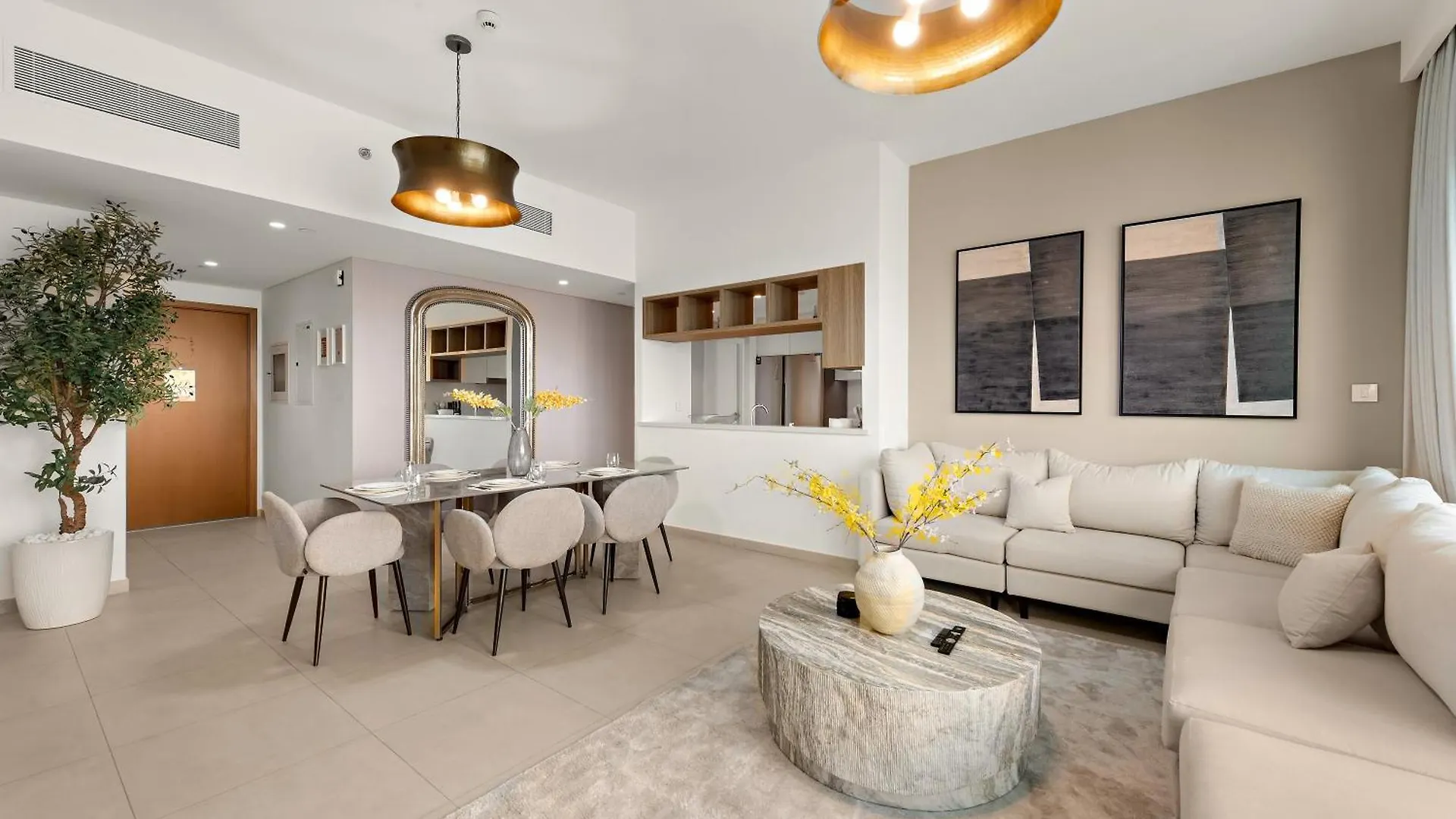4Br With Spacious Balcony & Stunning Burj Khalifa Views Dubai Apartment